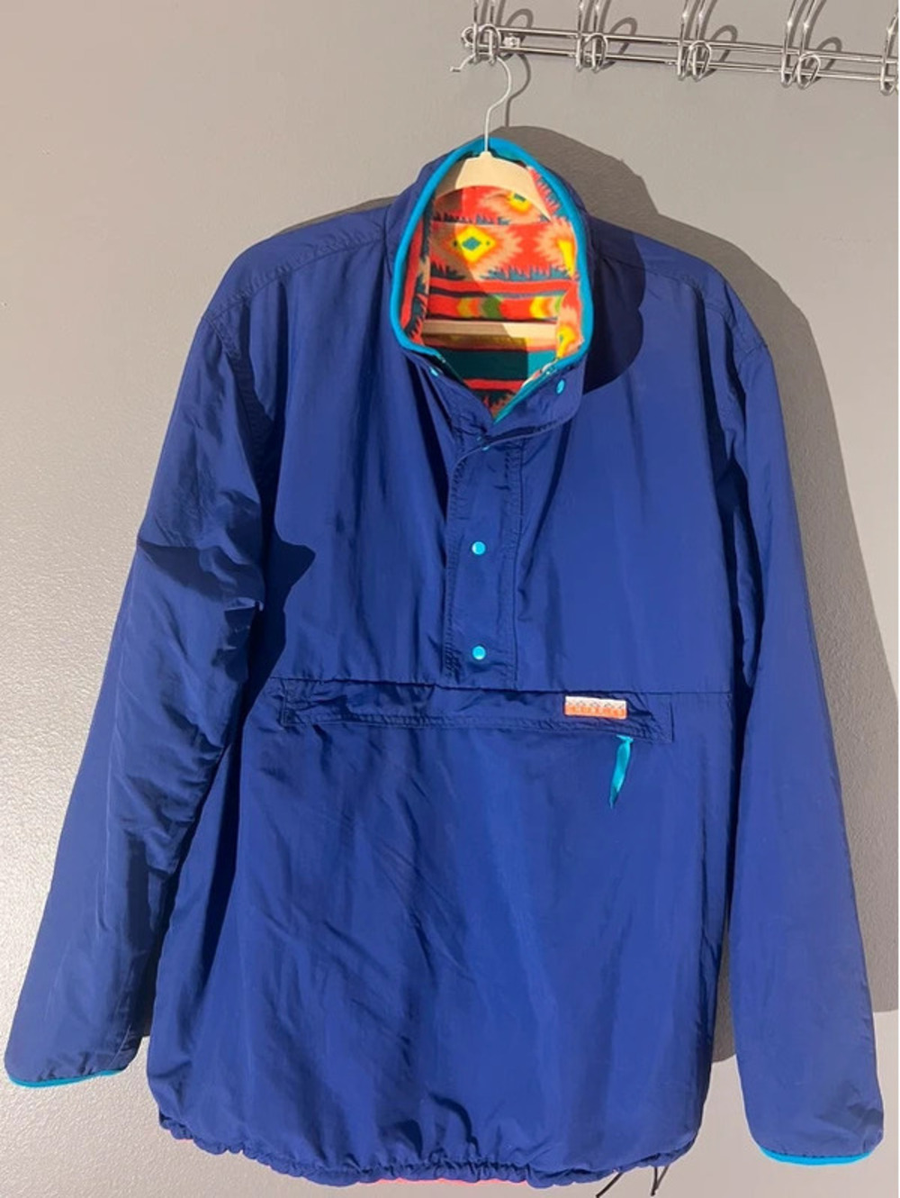 Chubbies Bingo Bango Reversible Aztec Fleece Jacket Men Size XL